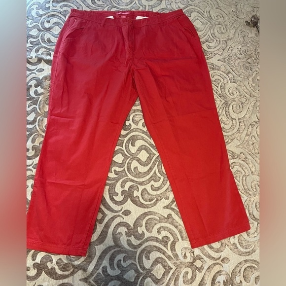 Woman Within Women's Size 24W Natural Fit Salmon Colored Pants NWOT - Picture 2 of 10